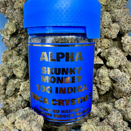 Skunky Monkey THCa Flower Indica 10g 🟣