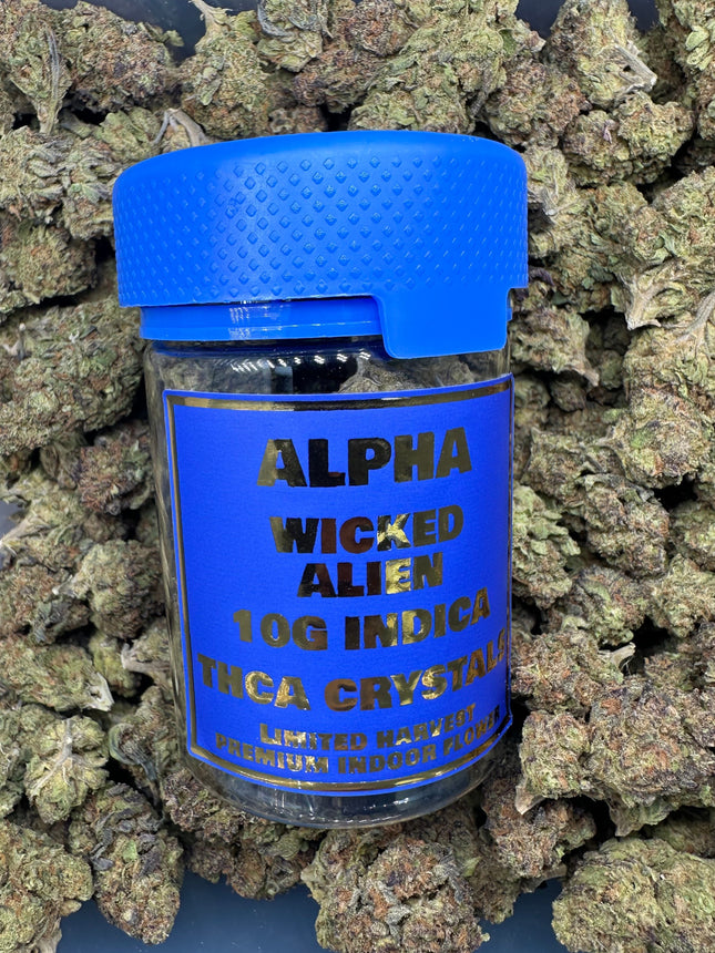 Wicked Alien Cookies THCa Flower Exotic Indica 10g