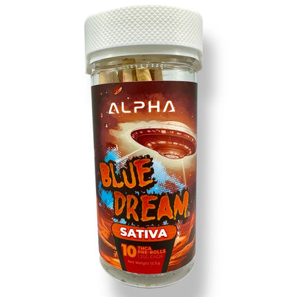 Blue Dream THCa Pre Rolls 10 pack 12.5g 🔴 Sativa