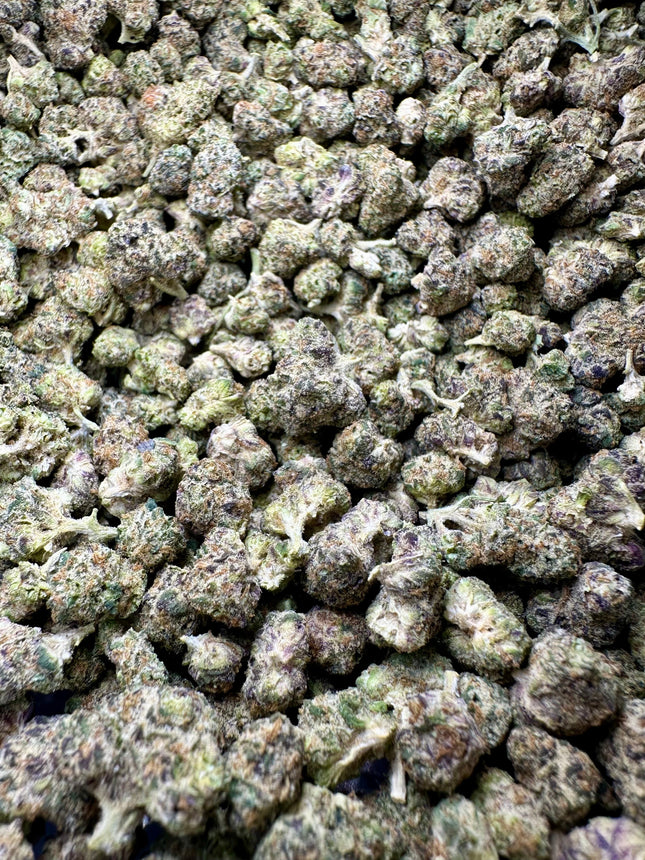 THC Flower Exotic Smalls DUMB GAS HYBRID 14g 28g 112g THCa 37%