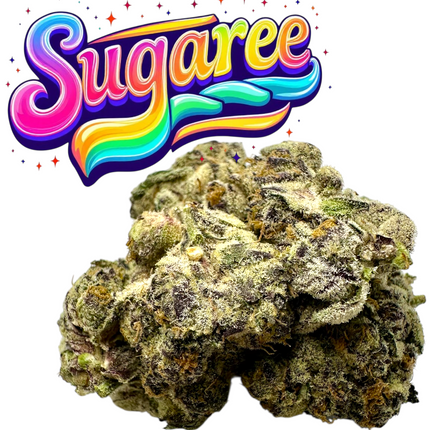 Sugaree Kush Exotic Sativa THCa Flower 10g Jar Hybrid 32% QP