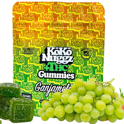 Green Grape THC GUMMIES 1200mg 10 CT