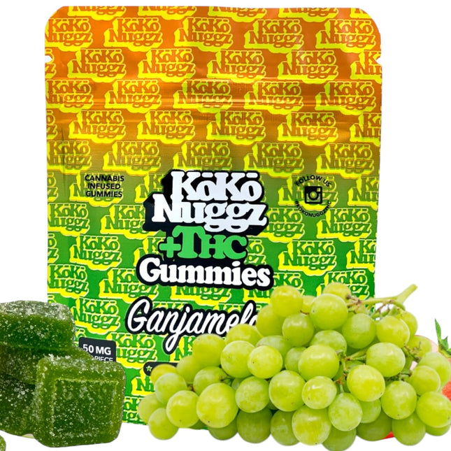 Green Grape THC GUMMIES 1200mg 10 CT