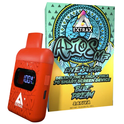 Adios Extrax BLUE DREAM SATIVA THCA THC-P Disposable Vape Pen 7G
