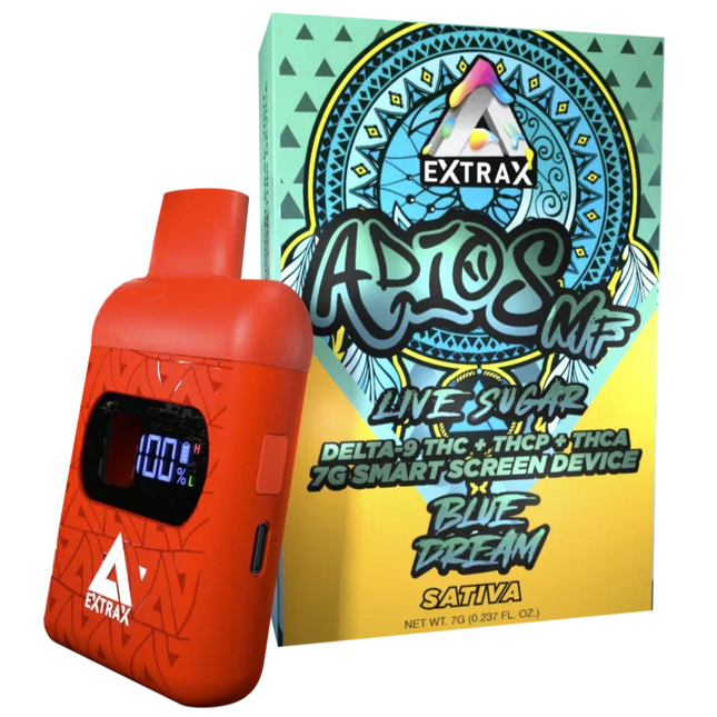 Adios Extrax BLUE DREAM SATIVA THCA THC-P Disposable Vape Pen 7G