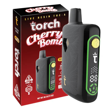 Torch Pulse THC-A Disposabe Vape Pen Cherry Bomb Sativa 6g