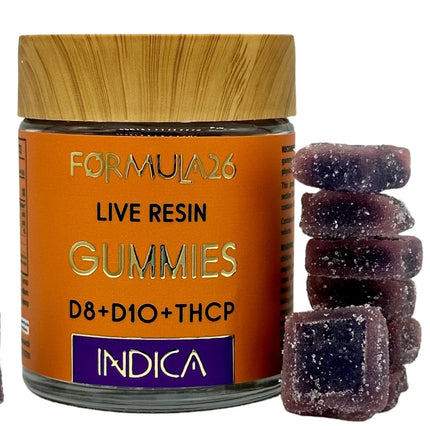 THC Gummies Black Cherry Razz 3000mg 20 ct