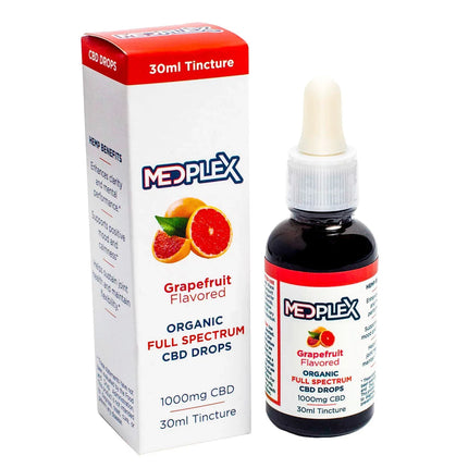 Grapefruit CBD Oil Tincture Drops 1000mg Full Spectrum