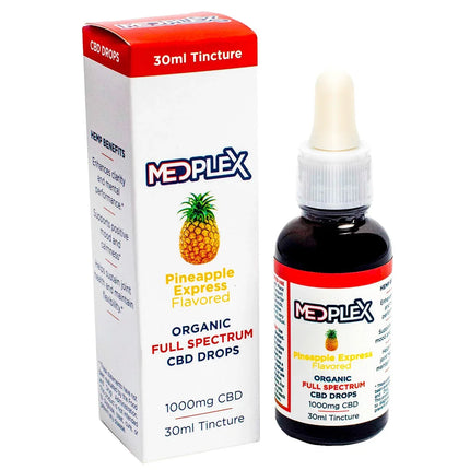 Pineapple CBD Oil Tincture Drops 1000mg Full Spectrum