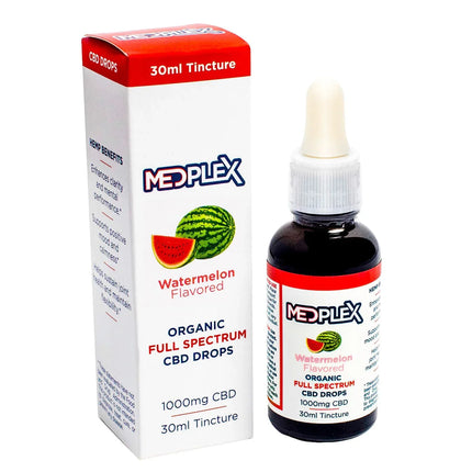Watermelon CBD Oil Tincture Drops 1000mg Full Spectrum